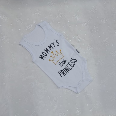 Bebio Sleeveless Baby Bodysuit Cotton (3M–18M Sizes)