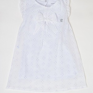 Pierre Cardin Baby Girl Broderie Anglaise A-Line Dress – White (1–4Years)