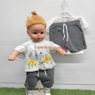 Aquababy “Enjoy Park” Kids T-Shirt & Shorts Set (1–4 Years)