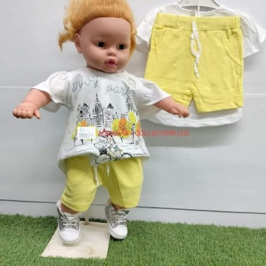 Aquababy “Enjoy Park” Kids T-Shirt & Shorts Set (1–4 Years)