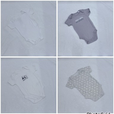 Baby Short Sleeve Bodysuit Cotton (12–18M)
