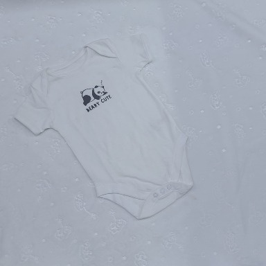Baby Short Sleeve Bodysuit Cotton (12–18M)