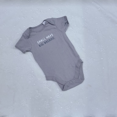 Baby Short Sleeve Bodysuit Cotton (12–18M)
