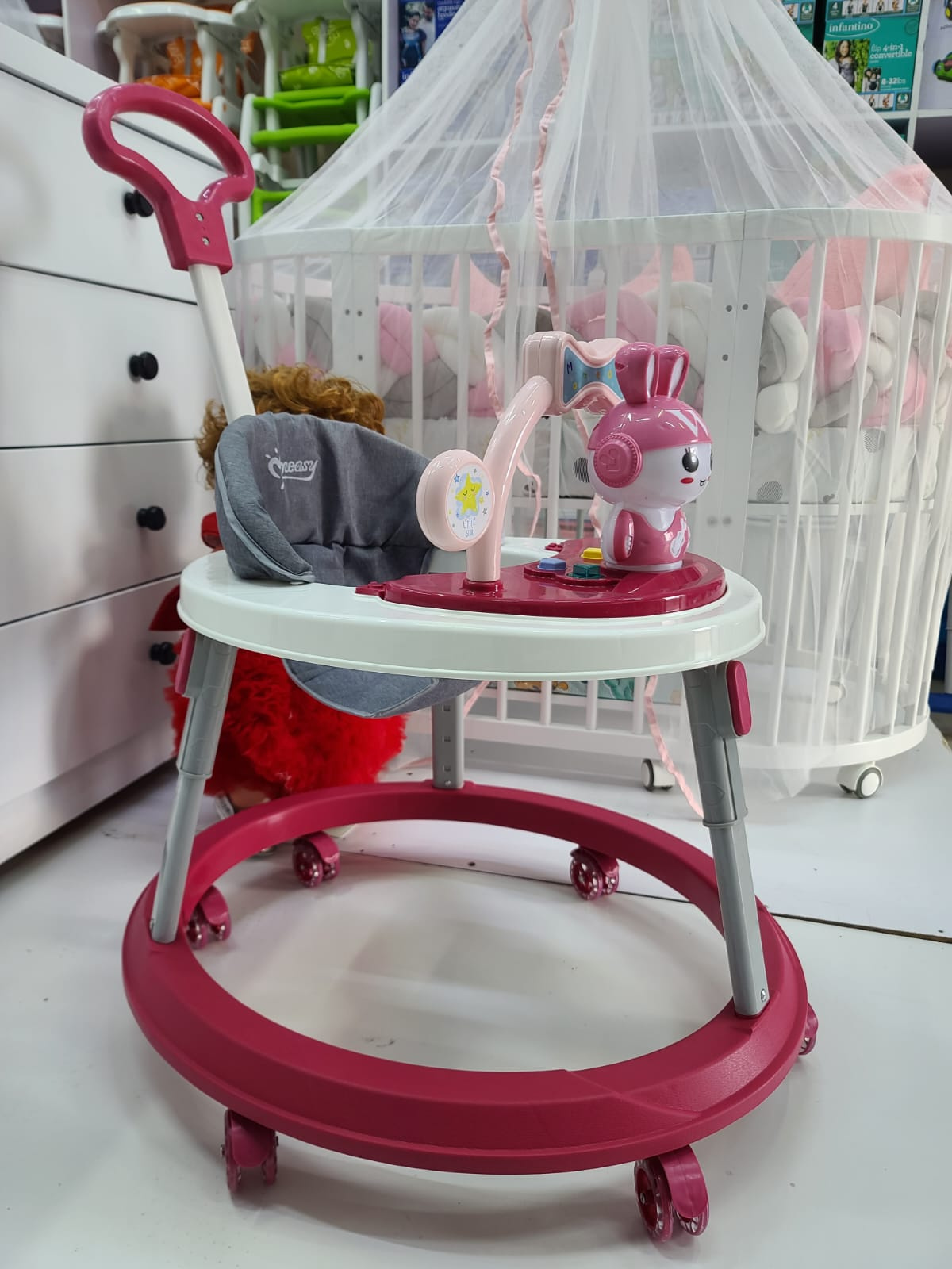 Adjustable baby walker
