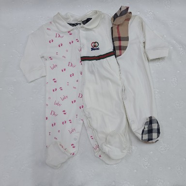 Romper Set (3-Piece) for Babies 3–12 Months | Soft Cotton Sleepsuits