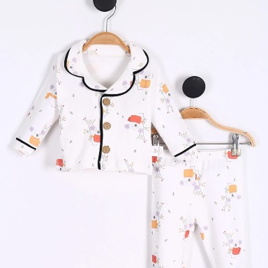 Koala Print Baby Pajama Set – 2 Piece Cotton Sleepwear (9–18 Months)