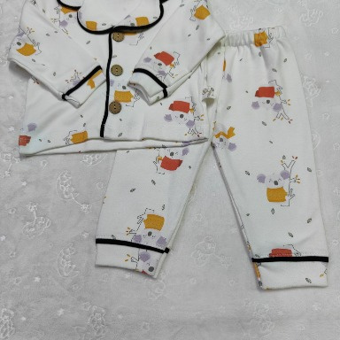 Koala Print Baby Pajama Set – 2 Piece Cotton Sleepwear (9–18 Months)
