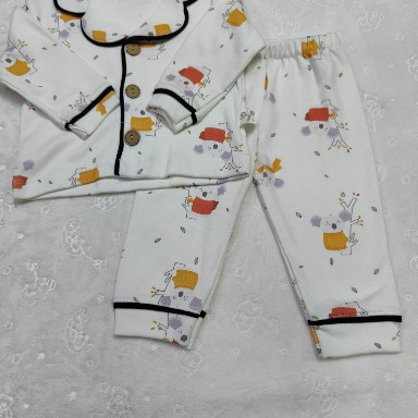 Koala Print Baby Pajama Set – 2 Piece Cotton Sleepwear (9–18 Months)