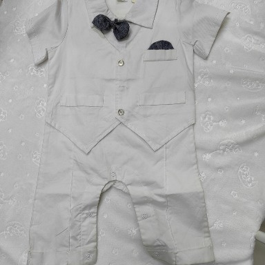 Infant Gentleman Tuxedo Romper – Formal Baby Outfit (2 Years)