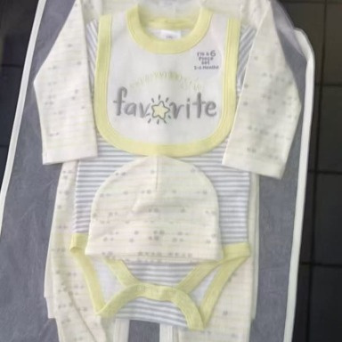 6 Piece Baby Layette Set 3–6 Months | Soft Newborn Gift Set – Aquababy