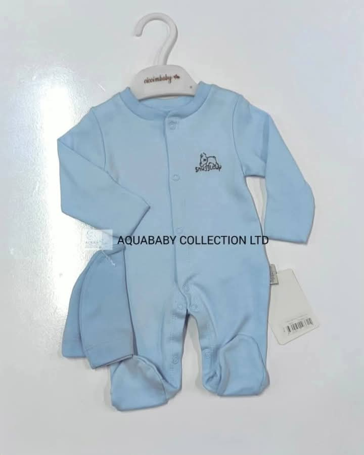 Ciccim Baby Premature Hat & Romper Set – Model 4744 (2-Piece Cotton Outfit)