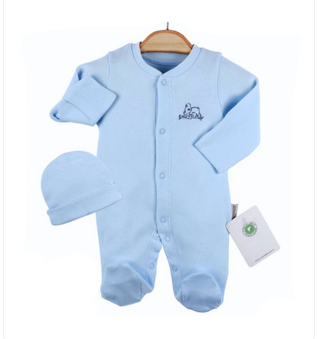 Ciccim Baby Premature Hat & Romper Set – Model 4744 (2-Piece Cotton Outfit)
